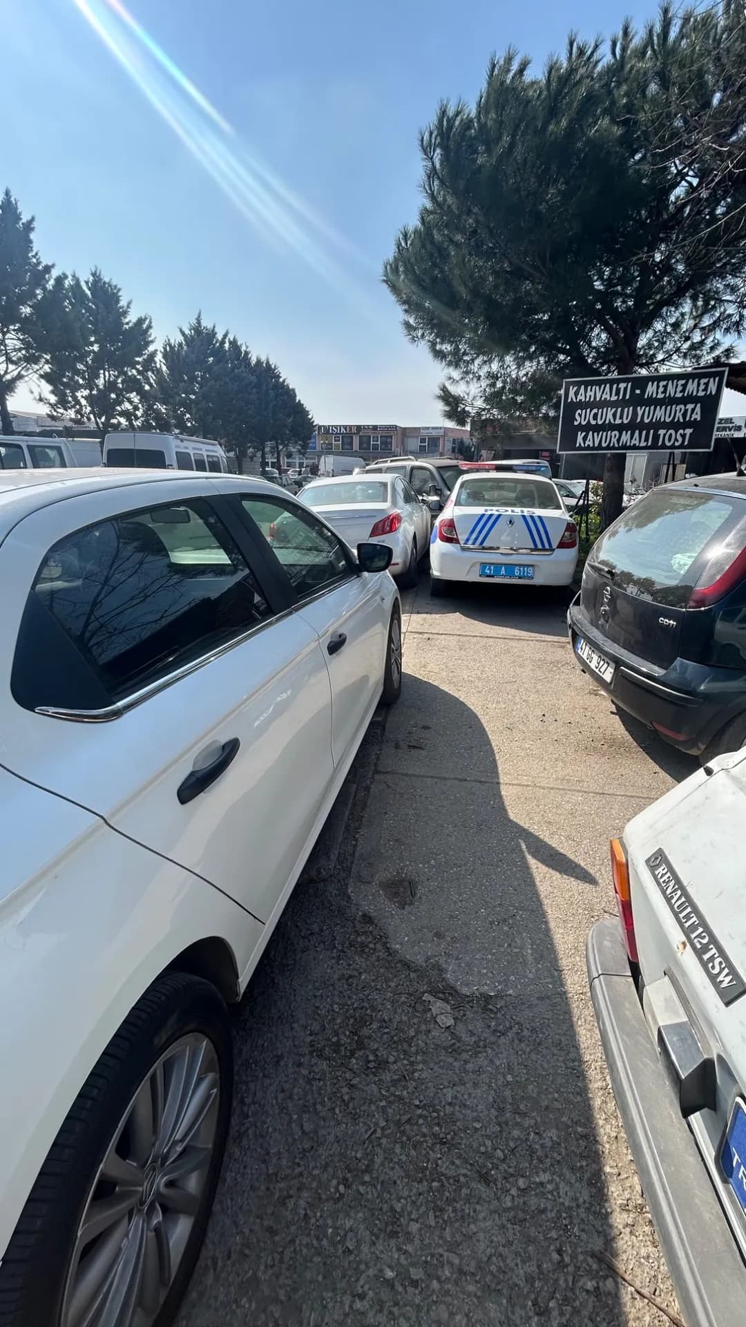 Hatalı park kadırım işgali